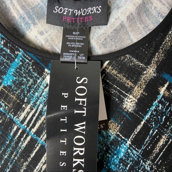 NWT 3/4 sleeve soft business casual tunic top. Loose fitting blouse long sleeve - Picture 11 of 11